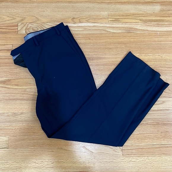 Chaps Pants Chaps Flat Front Navy Blue Slacks 38w X 32l Poshmark